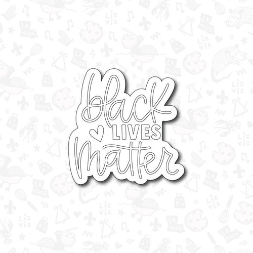 black lives matter cookie cutter