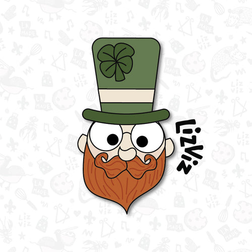 leprechaun with hat Cookie Cutter St. Patrick's Day Cookie Cutter 2023 design