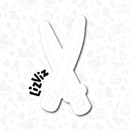 ninja tool cookie cutter long sword weapon cookie cutter