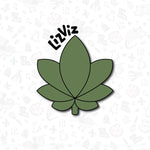 Simple Weed Leaf Cookie Cutter. 420 cookie Cutter. Weed Cookie Cutter. Marijuana. 2023 design
