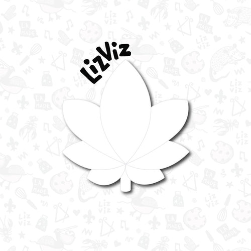 Simple Weed Leaf Cookie Cutter. 420 cookie Cutter. Weed Cookie Cutter. Marijuana. 2023 design