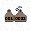 cow ear tag cookie cutter