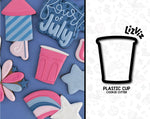 plastic party cup cookie cutter
