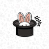 rabbit in a hat cookie cutter