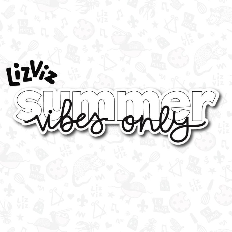 skinny summer vibes only cookie cutter horizontal