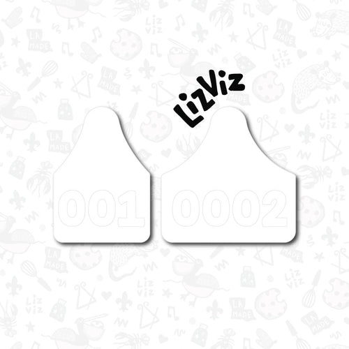 cow ear tag cookie cutter