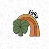 clover with rainbow Cookie Cutter St. Patrick's Day Cookie Cutter 2023 design