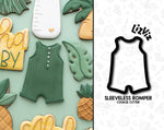 baby romper cookie cutter