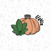 pumpkin with leaf cookie cutter