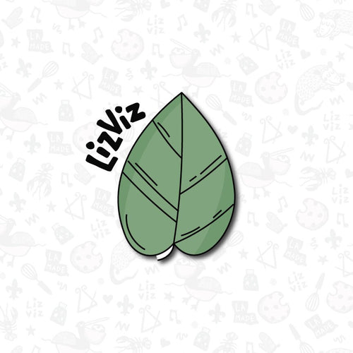 tall leaf cookie cutter