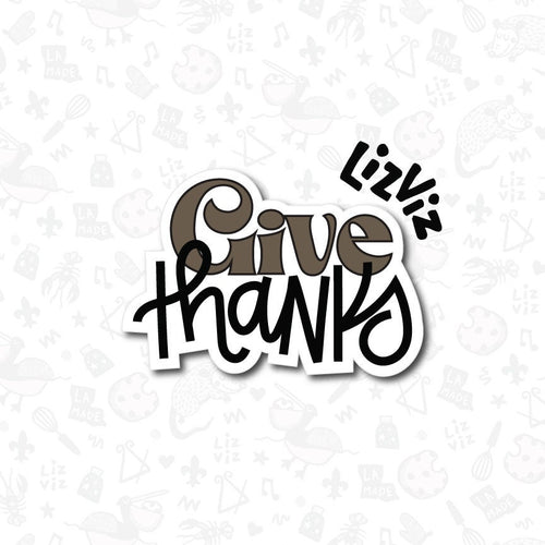 give thanks cookie cutter