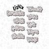 mascot word plaque cookie cutter multiple choices