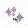 4 point star cookie cutter part of By The DociaMack mardi gras class 2024