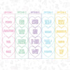 cajun Conversation Heart Candy Cookie Stencil. Valentines. Convo heart stencils.