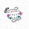 friendship bracelet cookie cutter Valentine's Day cookie cutter with stencil or embosser option PNG download available