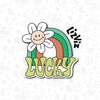 lucky flower rainbow cookie cutter with PNG available 2024 design