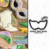 Mask. Mardi Gras Cookie Cutter. part of By The DociaMack mardi gras class 2024