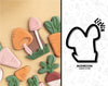 Mushroom Cookie Cutter. Fall Cookie Cutter.