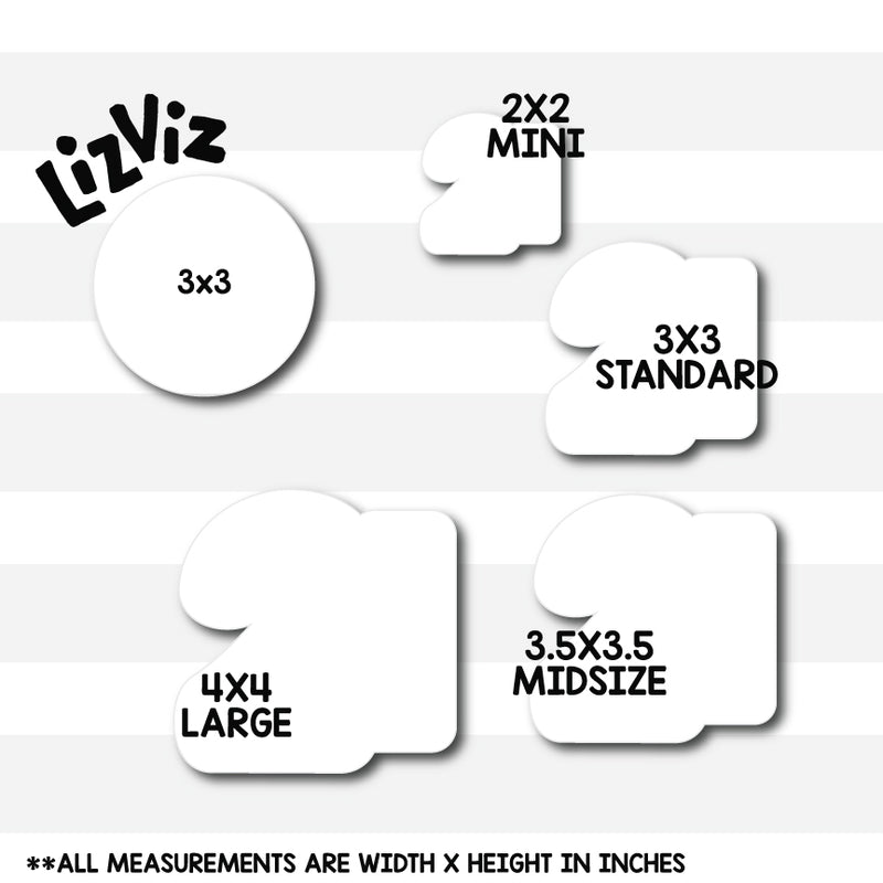 Full Number Set Cookie Cutters